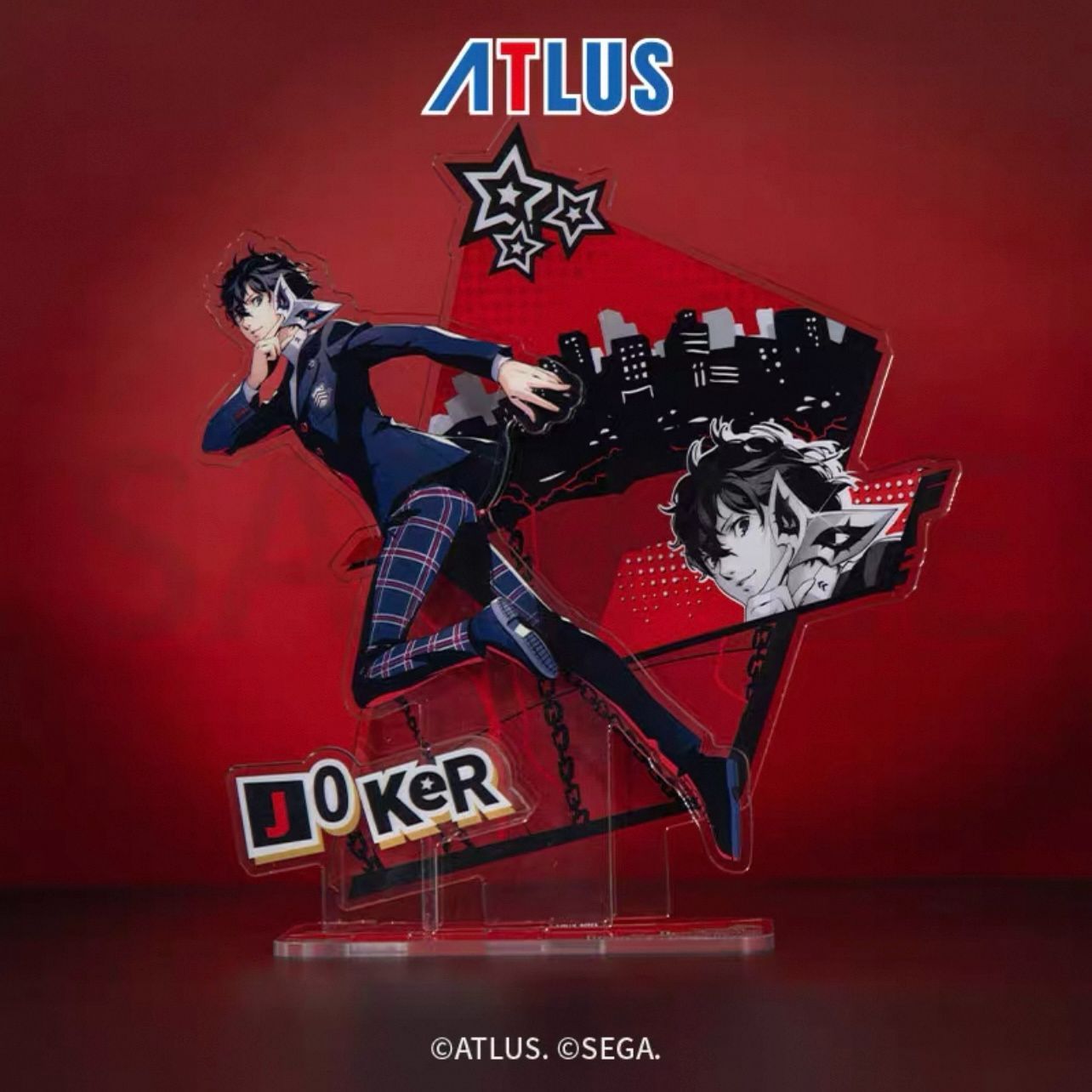 【SEGA公式】ペルソナ5　海外限定 中国限定 　雨宮蓮/ ジョーカー　アクリルスタンド